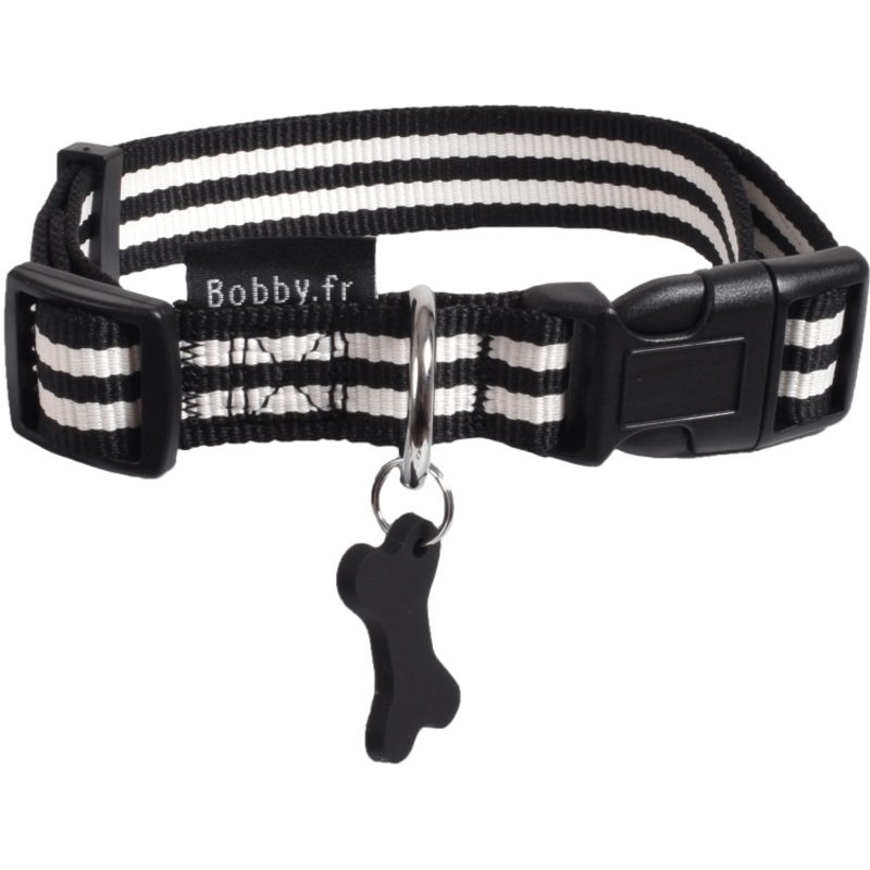 Bobby Collar Stripe Large|Red|Lagoon|Black
