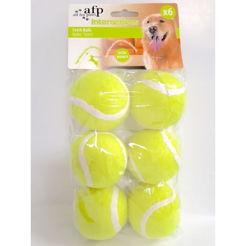 All For Paws Fetch balls – 6 pack