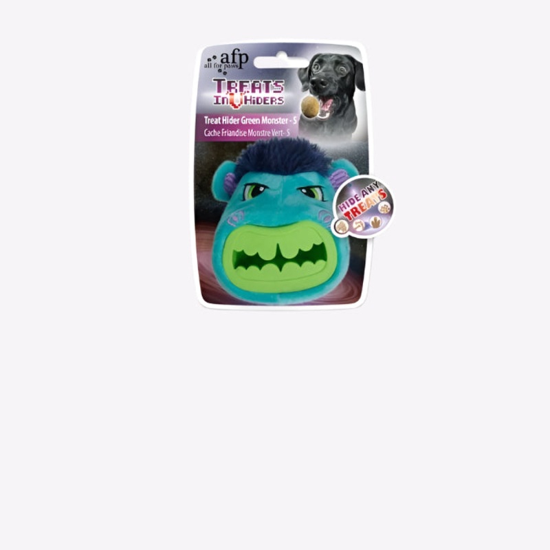 All For Paws Dog Treat Hider Green Monster – S