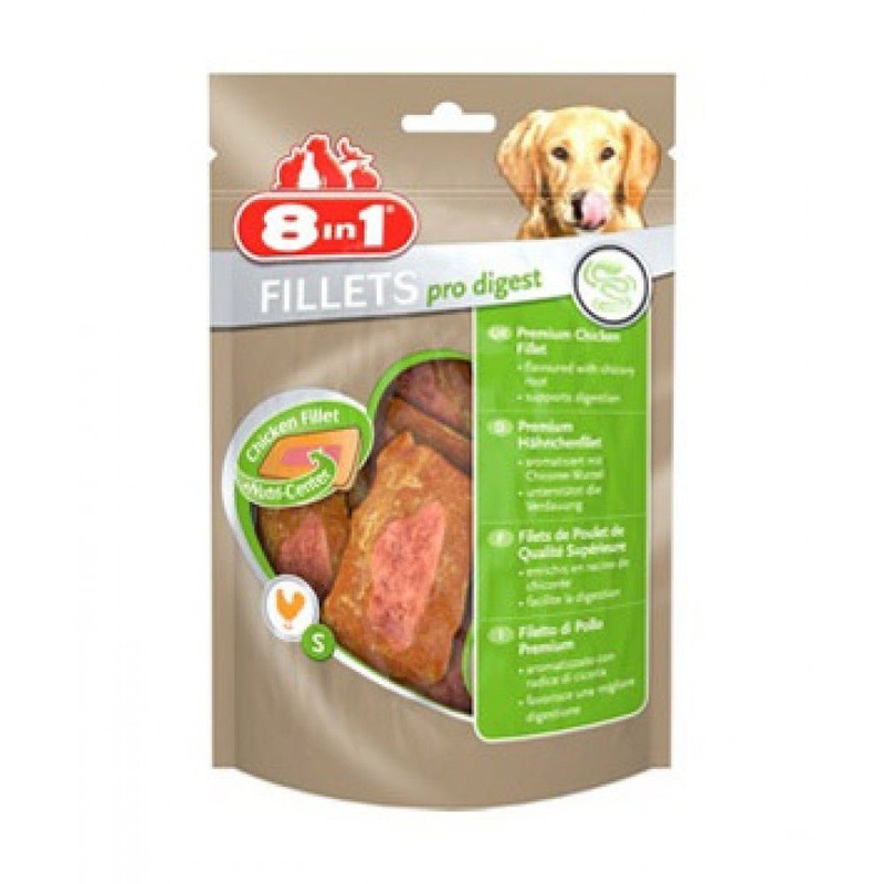 8in1 Fillets Pro Digest Treat for Small Dogs – 80g