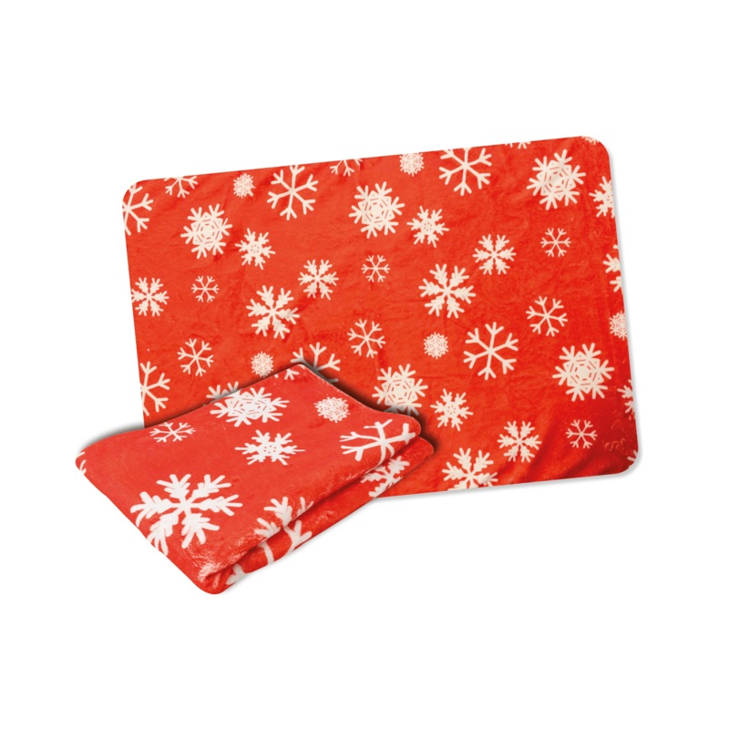 BOBBY Christmas Blanket Red Snow – 100×70 CM