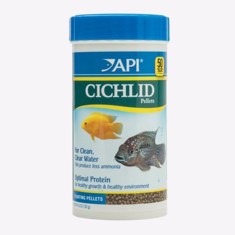 API Pellets Cichlid Fish Food – 4.2oz