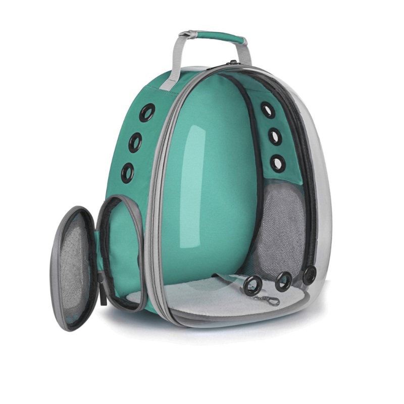 Petstranaut Backpack Carrier|Gray|Dark Green