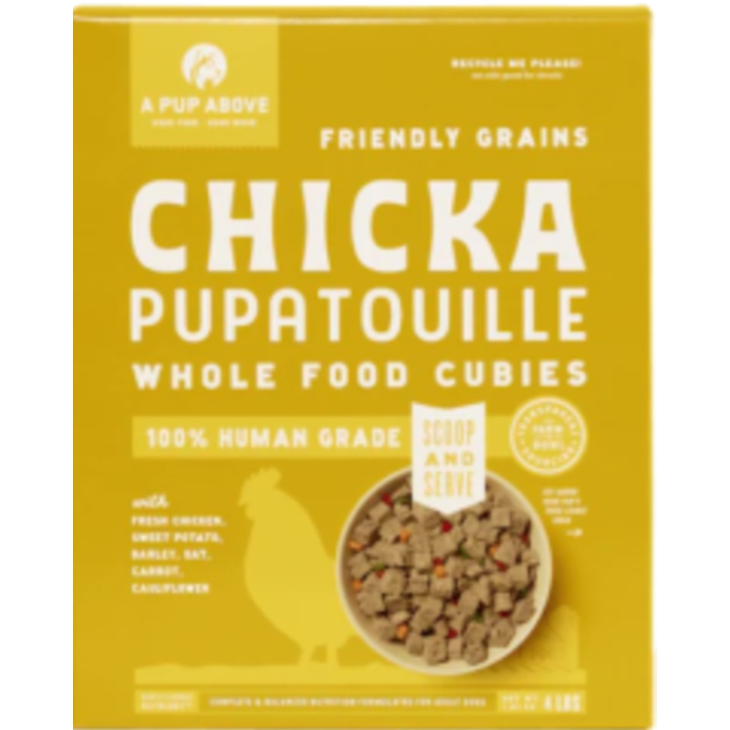 A Pup Above Air Dried Chicken Pupatouille