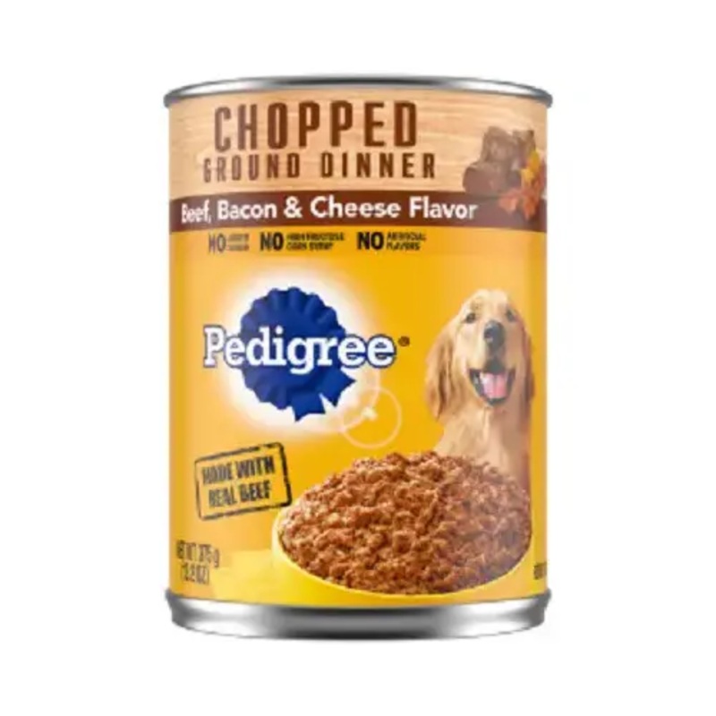 AMERICAN DISTRIBUTION & MFG CO 01017 Canned Dog Food, Chunky Beef, Bacon & Cheese, 13.2-oz. Can