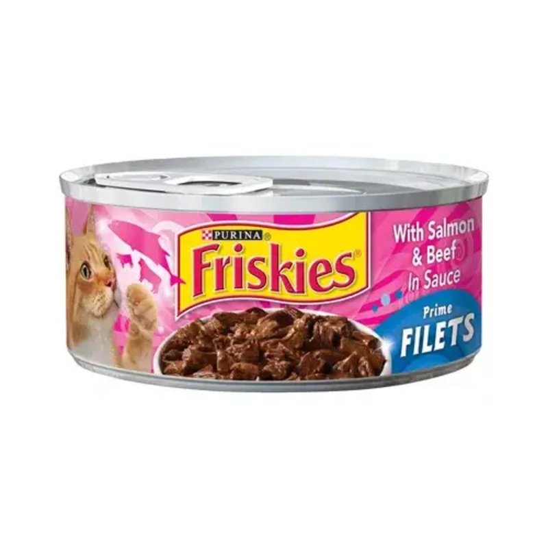 AMERICAN DISTRIBUTION & MFG CO 10043 Cat Food, Salmon & Beef, 5.5-oz. Can