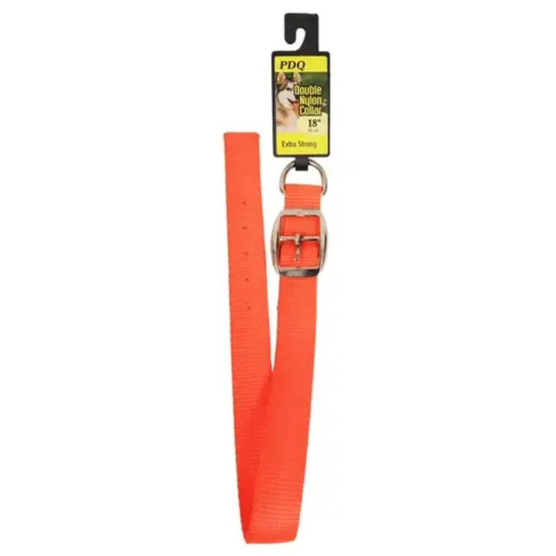 Boss Pet 1951824 Double Nylon Neon Collar 1 x 18 Orange