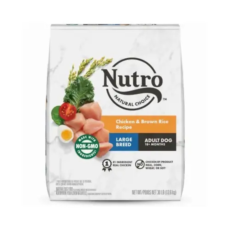 AMERICAN DISTRIBUTION & MFG CO 11645 Natural Choice Dog Food, Dry, Large Breed, 30-Lbs.