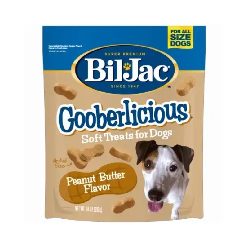 AMERICAN DISTRIBUTION & MFG CO 00721 Gooberlicious Dog Treats, Peanut Butter Flavor, 10 oz.