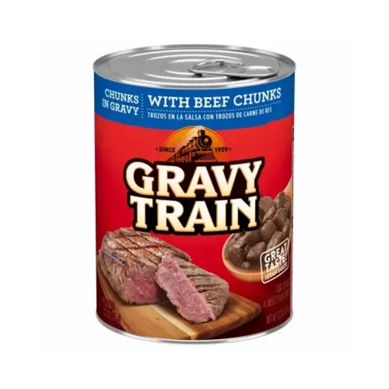 AMERICAN DISTRIBUTION & MFG CO 10079100761576 Dog Food, Beef in Gravy, 13.2 oz. Can