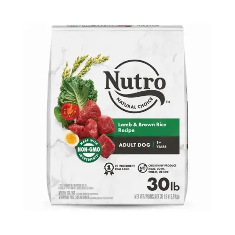 AMERICAN DISTRIBUTION & MFG CO 11627 Natural Choice Dog Food, Dry, Lamb Meal & Rice Recipe, 30-Lbs.