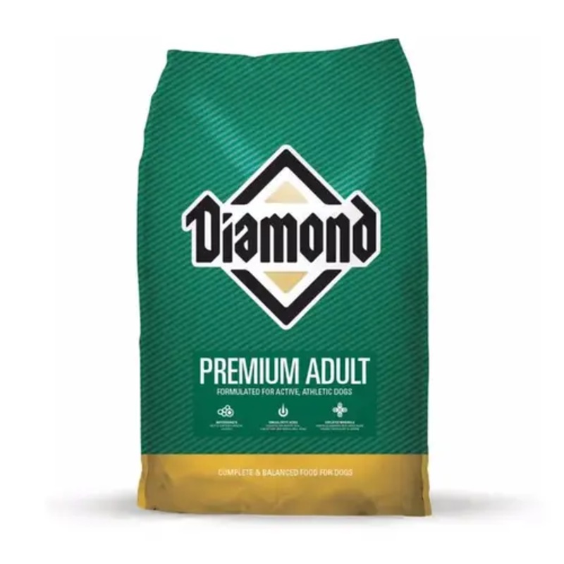 Diamond Pet Food 08632806 DIAMOND PREMIUM ADULT DOG FOOD 26/18 – 55 LB BONUS BAG